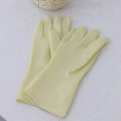 Wholesale Reusable Thick Leather & Rubber Gloves for Kitchen and Housework