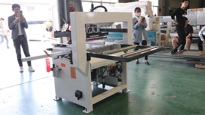Multi Spindle Double Row Side Hole Drilling Machine for Wood Boring Sales