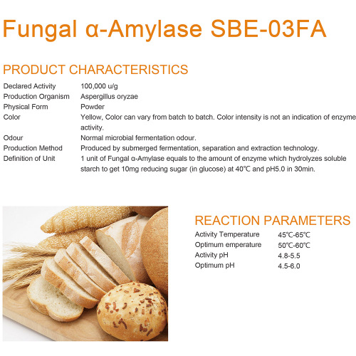 Baking Fungal Alpha Amylase