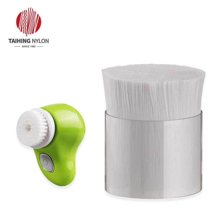 Biobased filament for facial cleansing brush