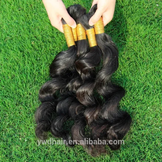 8A Grade Virgin Malaysia Human Hair Loose Wave Braiding Bulk Human Hair For Braiding Bulk Undyed Hair Paypal Accept