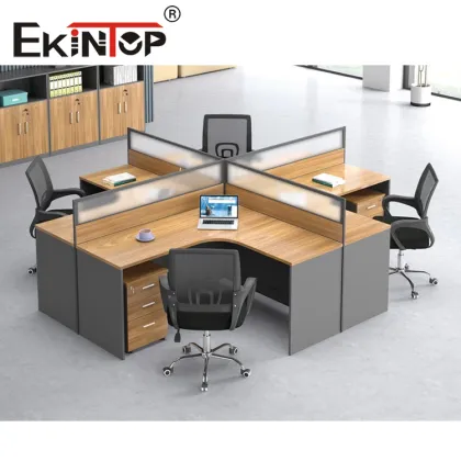 6 Seater Office Desk Workstation: Modern Cubicles Ekintop PC Workstation