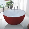 popular fiberglass love shaped bathtub for 2 person hot tub