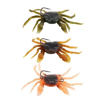 Runtoo 130 mm Cangrejo rojo Bionic Fishing Lure Head Jig Head