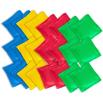Custom Logo Factory Wholesale Kids' Bean Bags: 6x6cm Cornhole Toss Canvas Bean Bags