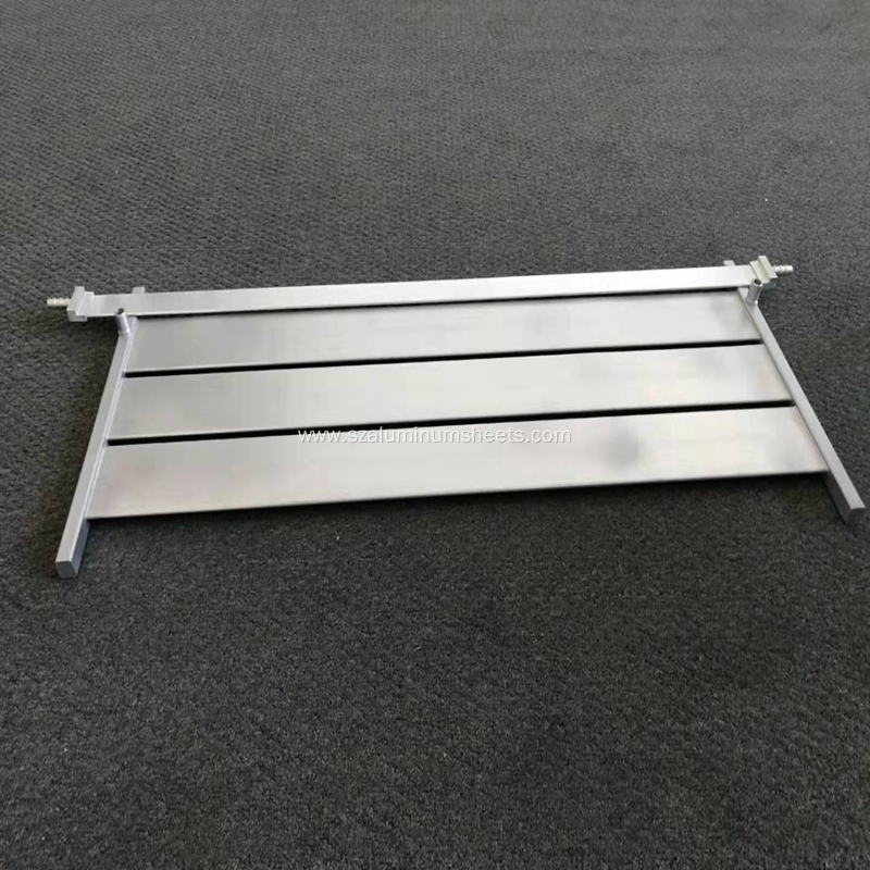 Extrusion aluminum water cooled plate for heat sink