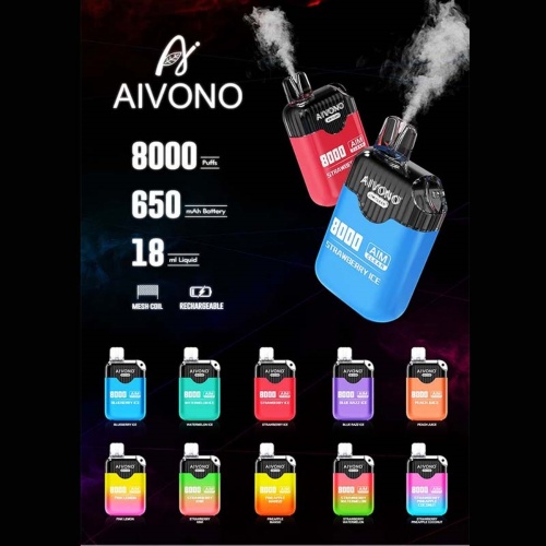 AIM-CLEAR 8000 PUFFS AIVONO TYPE-C