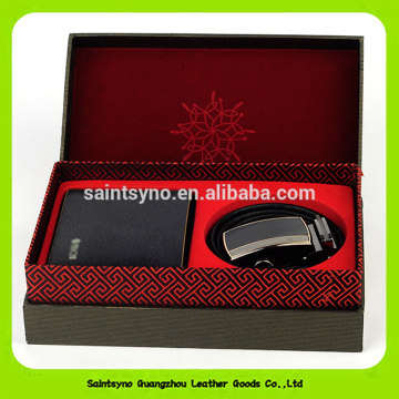 2017 Exquisite custom leather business gift set 15026