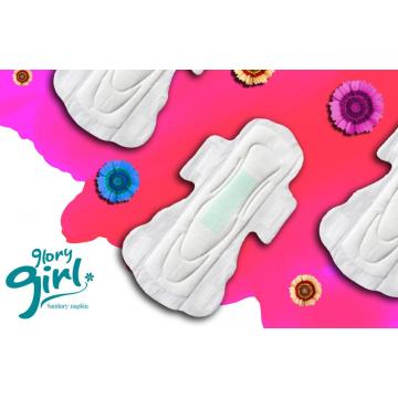100% natural cotton sanitary napkins for overnight use