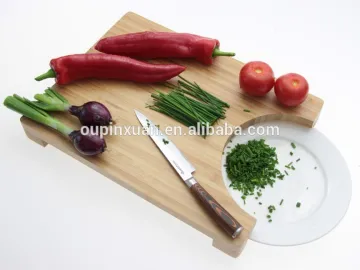 new design vegetable Cutting Board that insert a plate Bamboo Cutting Boards Wholesale