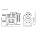 Máy kéo thang máy không phải hộp số