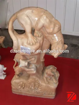 Garden statue tiger