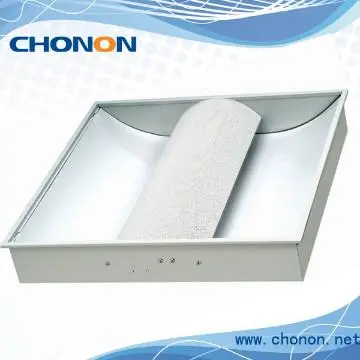 Optimal light fixture with arc-perforated at middle