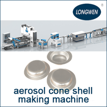 Automatic aerosol spray can dome / shell making machine production line