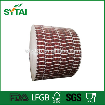 recycled paper roll with flexo printing