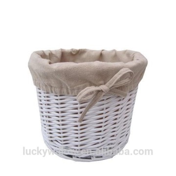 White Wicker Basket Storage ,Home Organizing Storage Basket
