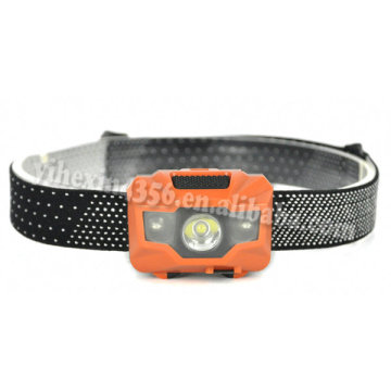 W05s Orange Color mini adjustable LED Headlamp With USB Charge Line