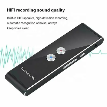 Mini Portable T8 Voice Translator: 68 Multi-Languages Real-Time Wireless Translation