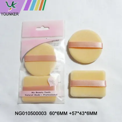 Cotton beauty and makeup sponge puff