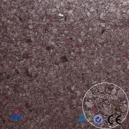 Little stone look cork wallpaper