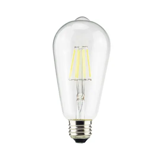 popular ST64 dimmable filament led bulb with PSE