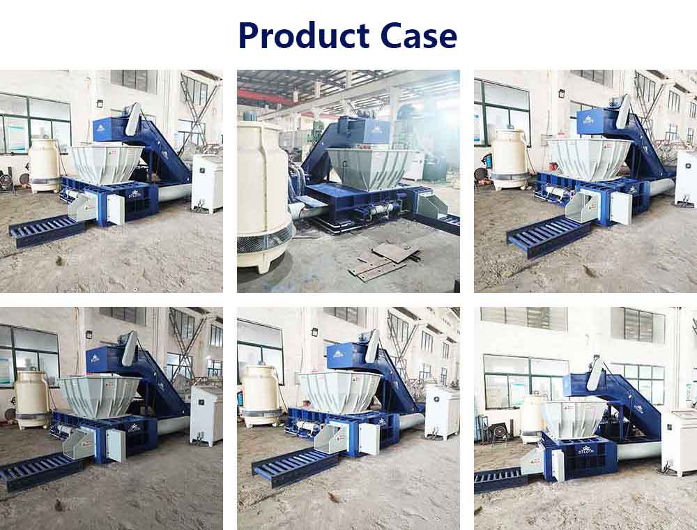 Remote Control Steel Scrap Baling Machine