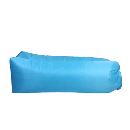 Portable Polyester Inflatable Beach Lounger - Waterproof Summer Sleeping Bag for Adults and Children