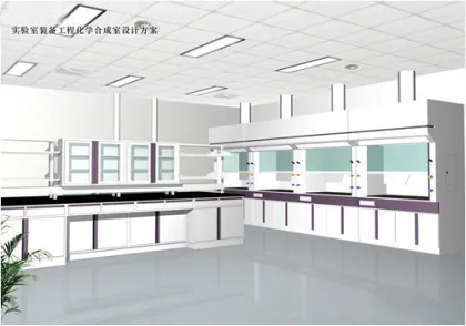 School / hospital lab furniture fume hood