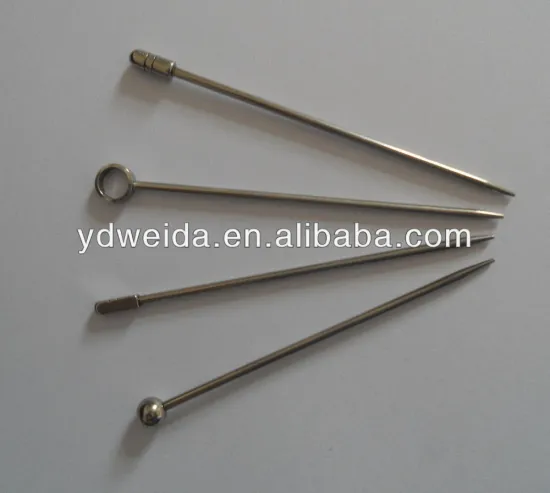 Stainless steel cocktail pin