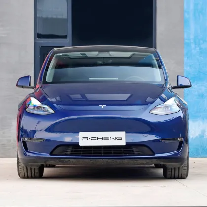 2022 Top Selling Tesla Model Y - Blue Electric Vehicle