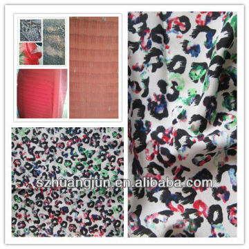 100% polyester shrink print fabric