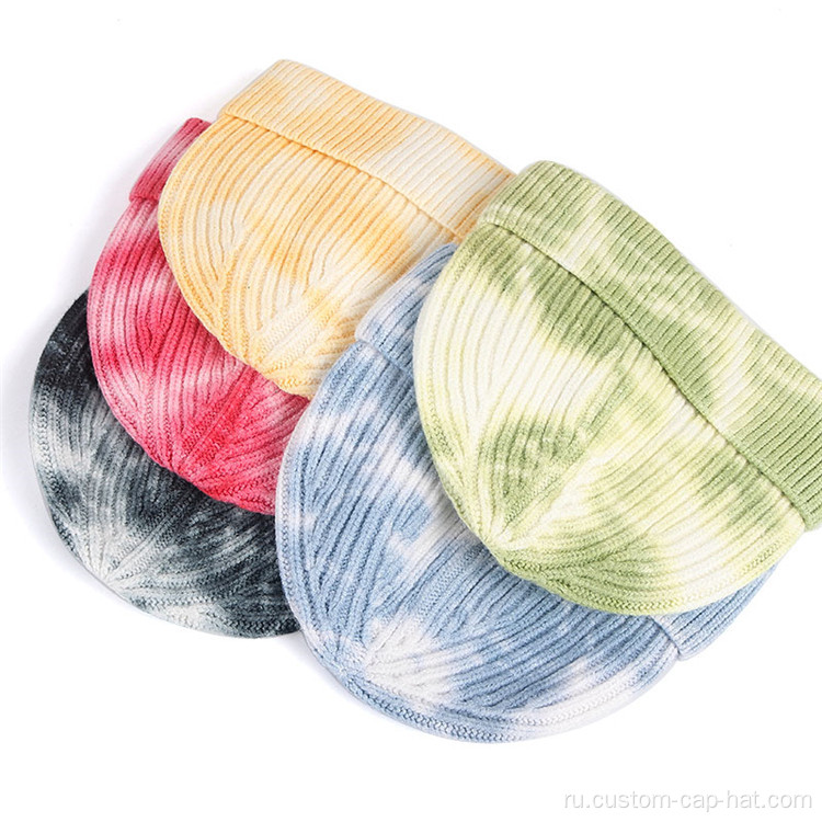 2023 Winter Ladies Tie Dye Fisherman Beanies