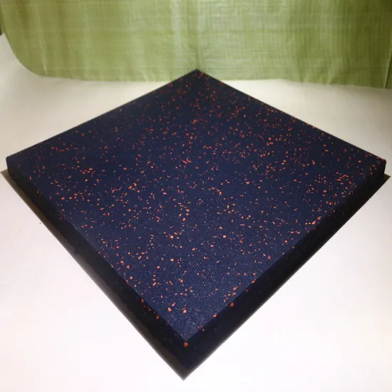 Weight room rubber gym flooring mat