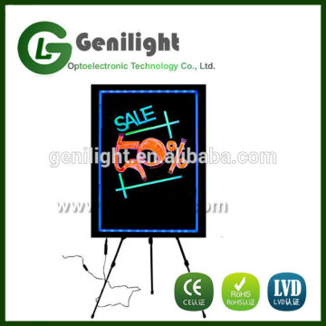 60*80cm acrylic panel changeable led menu writing board consumer electronic