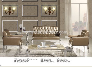 2015 Latest living room high end Italy leather modern sofa ND020