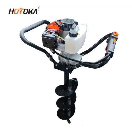 52cc gasoline earth auger digging hole hole borer