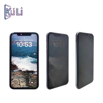 KULI Anti-Peeping Tempered Glass Screen Protector for iPhone X XS XR Xs Max