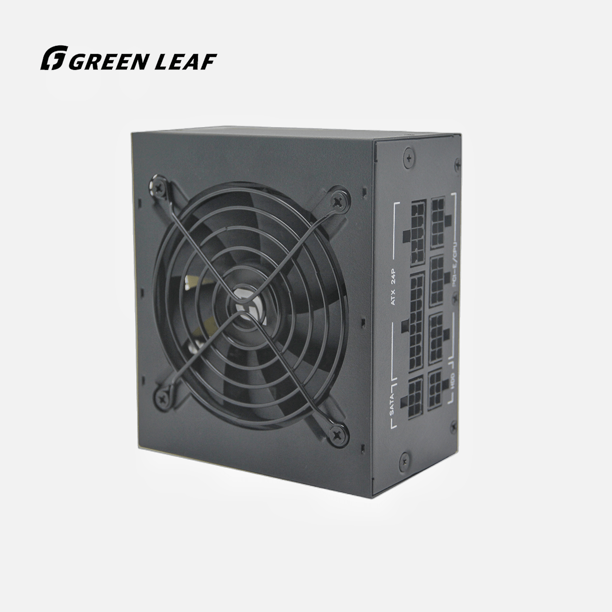Green Leaf 24pin Flat Type Cable With 8cm Cooling Fan 80plus Platinum Sfx Atx Pc 800w Power Supply1