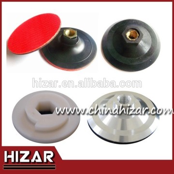 4'' rubber diamond polishing pad backer
