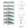 China 7 Layers Standing Water Bottle Collection Shelf Supplier