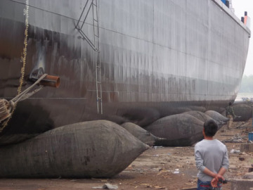 Natural Rubber Ship Launching Airbags