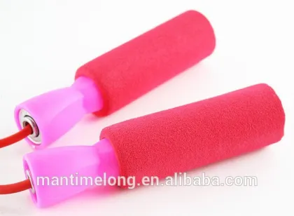 Fitness crossfit skipping ropes speed jump rope jump plastic skipping rope handle jump rope