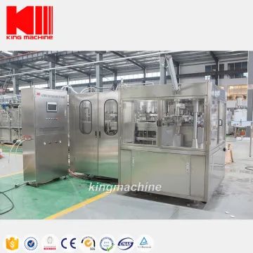 King Machine 12000BPH Tin Aluminum PET Can Filling Machine