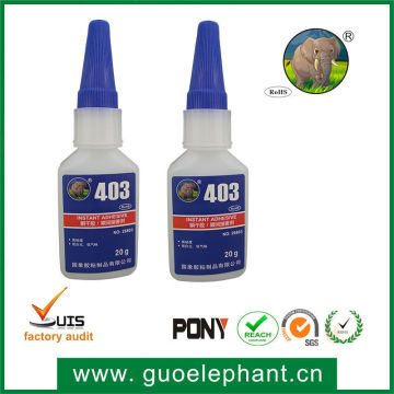 Cyanoacrylate adhesive instant glue, Guo elephant Instant Glue 403, Low odor instant adhesive