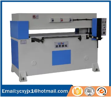30T hydraulic 4-column plane leather cutting machine