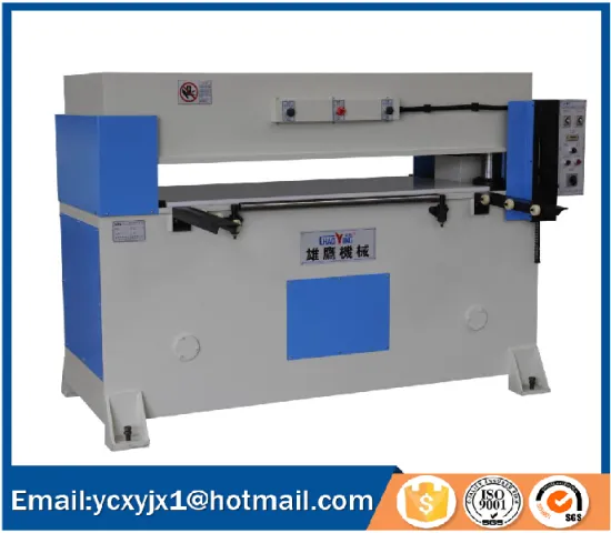 30T hydraulic 4-column plane leather cutting machine