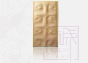 Oem Rubber Fake Tattoo Practice Skins Permanent Makeup Eyebrow Practice Sheet