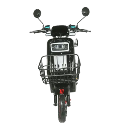 15 Inch Small Electric Moped with Hub Suspension, 48V 24A Long Range - Cheap Electric Bike Moped