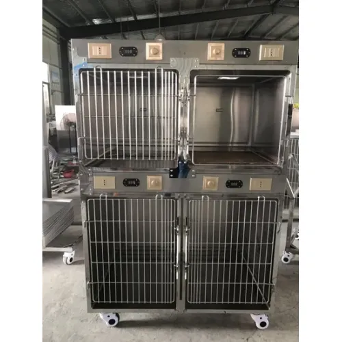 Stainless Steel Veterinary ICU Oxygen Chamber Cage