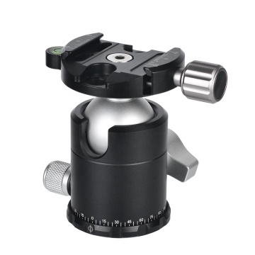 360 Degree Swivel Metal Camera Tripod with Fine Tuning and Quick Release Plate